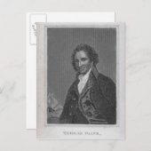 Portret van Thomas Paine van Volume I Briefkaart (Voorkant / Achterkant)