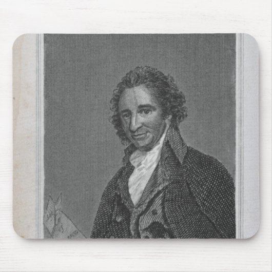 Portret van Thomas Paine van Volume I Muismat (Voorkant)