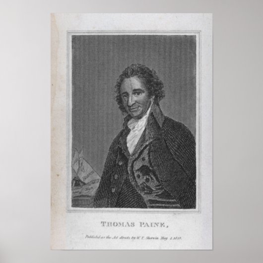 Portret van Thomas Paine van Volume I Poster (Voorkant)
