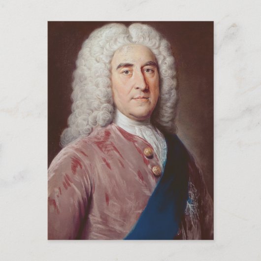 Portret van Thomas Pelham Holles Briefkaart (Voorkant)