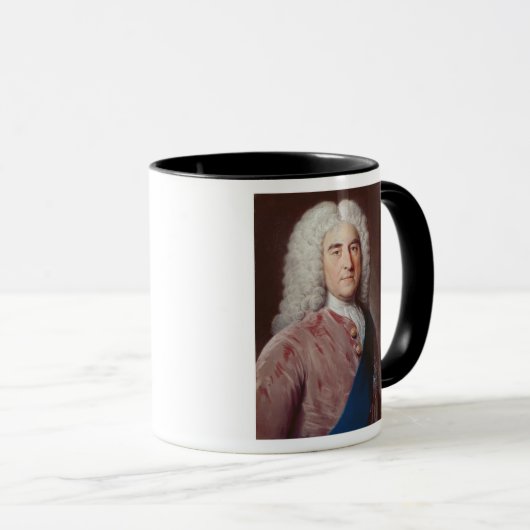 Portret van Thomas Pelham Holles Mok (Voorkant rechts)