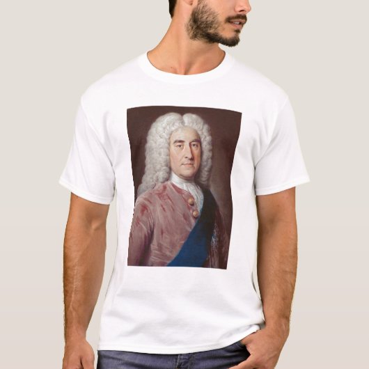 Portret van Thomas Pelham Holles T-shirt (Voorkant)