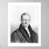 Portret van Thomas Robert Malthus Poster (Voorkant)