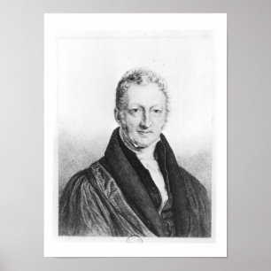 Portret van Thomas Robert Malthus Poster