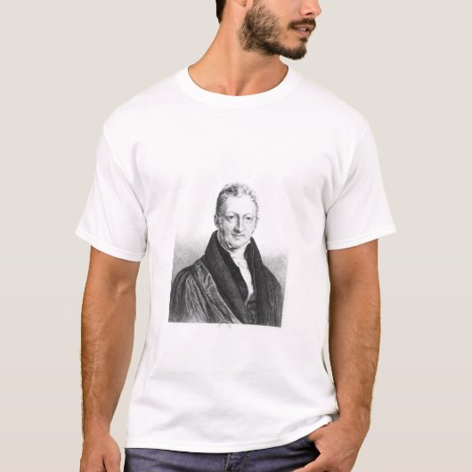 Portret van Thomas Robert Malthus T-shirt (Voorkant)