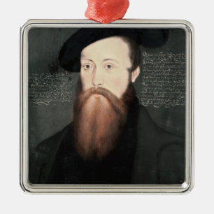 Portret van Thomas Seymour Baron Seymour Metalen Ornament