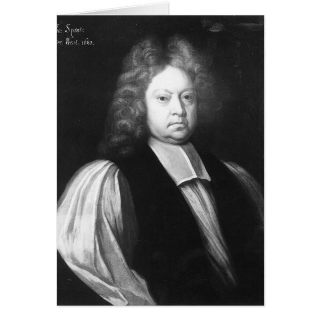 Portret van Thomas Sprat (Voorkant)