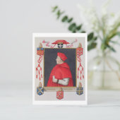 Portret van Thomas Wolsey (c.1475-1530) Kardinaal  Briefkaart (Staand voorkant)