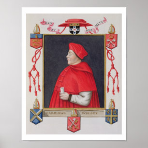 Portret van Thomas Wolsey (c.1475-1530) Kardinaal  Poster