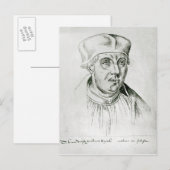 Portret van Thomas Wolsey, kardinaal van York Briefkaart (Voorkant / Achterkant)