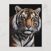Portret van tijger briefkaart (Voorkant)