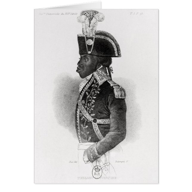 Portret van Toussaint L'Ouverture (Voorkant)