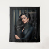 Portret van Tressa Straninski door Xzendor7 Wandkleed (Voorkant)