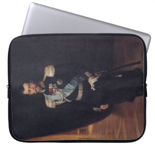 Portret van tsaar Nicolaas II (door Albert Edelfel Laptop Sleeve