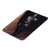 Portret van tsaar Nicolaas II (door Albert Edelfel Magneet (Linkerzijde)