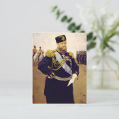 Portret van Tsar Alexander III, 1900 Briefkaart (Staand voorkant)