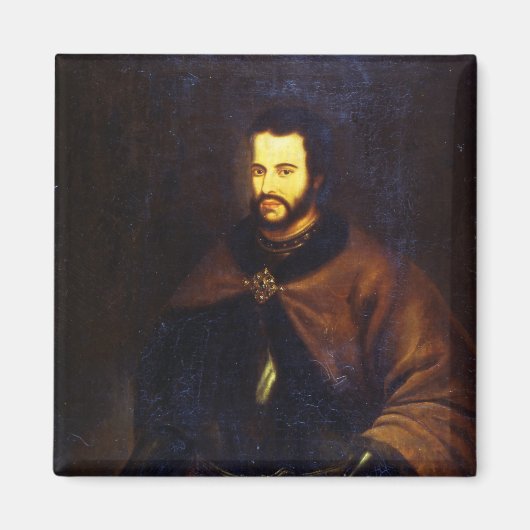 Portret van Tsar Ivan de V Alexeyevich Magneet (Voorkant)