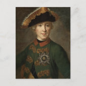 Portret van Tsar Peter III Briefkaart (Voorkant)