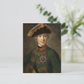 Portret van Tsar Peter III Briefkaart (Staand voorkant)