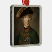 Portret van Tsar Peter III Metalen Ornament (Rechts)