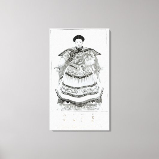 Portret van Tsien-Loeng Canvas Afdruk (Voorkant)