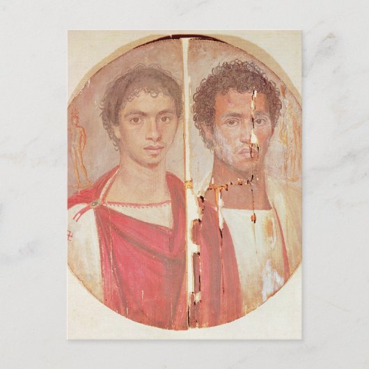 Portret van twee broers briefkaart (Voorkant)