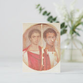 Portret van twee broers briefkaart (Staand voorkant)