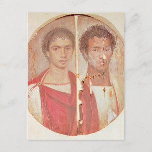 Portret van twee broers briefkaart