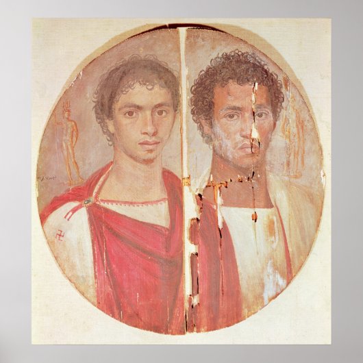 Portret van twee broers poster (Voorkant)