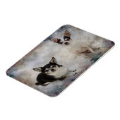 Portret van twee chihuahua's magneet (Linkerzijde)