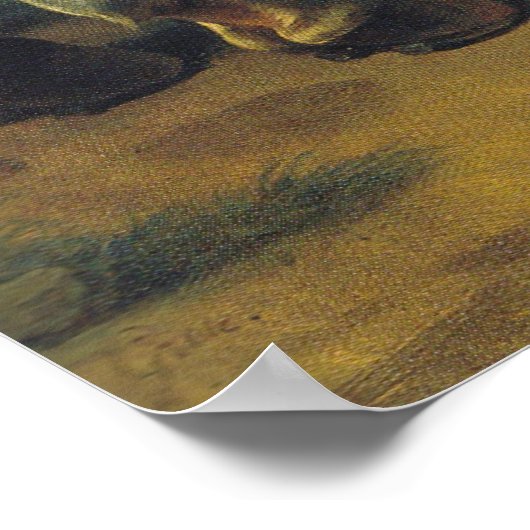 Portret van Tweede Luitenant Charles Legrand Poster (Hoek)