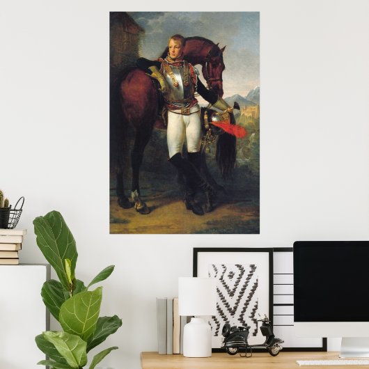 Portret van Tweede Luitenant Charles Legrand Poster (Thuiskantoor)