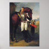 Portret van Tweede Luitenant Charles Legrand Poster (Voorkant)