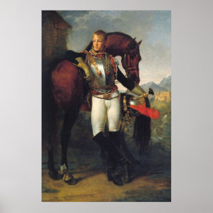 Portret van Tweede Luitenant Charles Legrand Poster