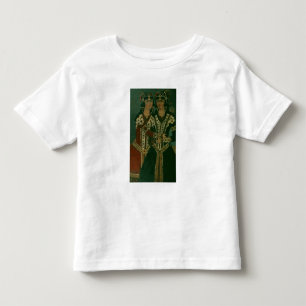 Portret van tweelingen kinder shirts