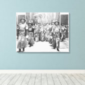 Portret van Tz'U-Hsi (1835-1908) Empress Dowager o Canvas Afdruk (Insitu (Houten vloer))