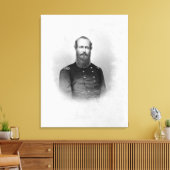 Portret van Ulysses S. Grant canvas print (Insitu (Woonkamer))