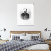 Portret van Ulysses S. Grant canvas print (Insitu (Slaapkamer))