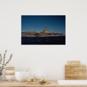 Portret van "USS Nimitz", een nucleair aangedreven Poster (Keuken)