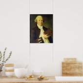 Portret van Vasili K. Trediakovsky Poster (Keuken)