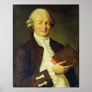 Portret van Vasili K. Trediakovsky Poster