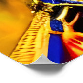 Portret van vaste stof in uniform | AI Art Poster (Hoek)