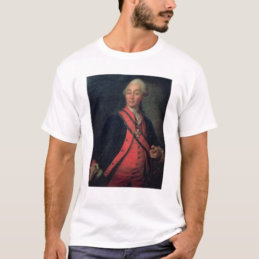 Portret van veldmaarschalk Generalissimo T-shirt (Voorkant)
