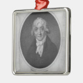 Portret van Venanzio Rauzzini Metalen Ornament (Links)