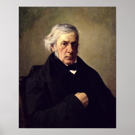 Portret van Victor Cousin c.1881 Poster (Voorkant)