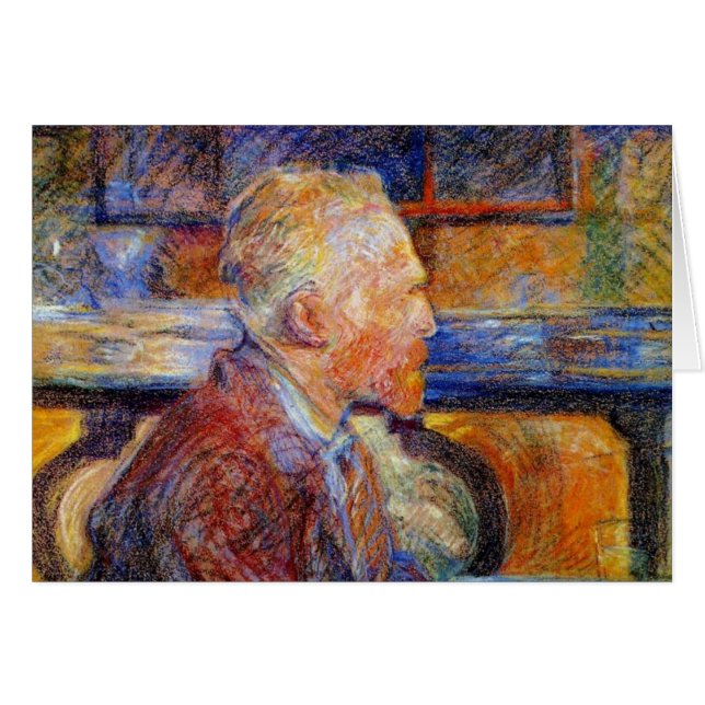 Portret van Vincent Van Gogh (Voorkant Horizontaal)