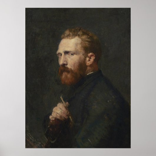 Portret van Vincent van Gogh door John Russell Poster (Voorkant)