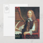 Portret van Vincent Voiture Briefkaart (Voorkant / Achterkant)