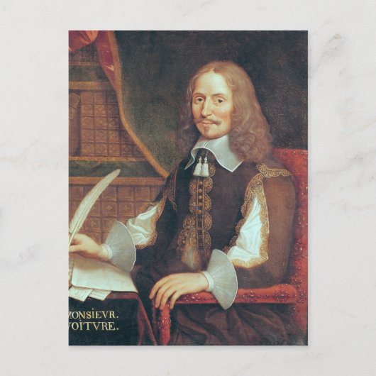 Portret van Vincent Voiture Briefkaart (Voorkant)