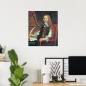 Portret van Vincent Voiture Poster (Thuiskantoor)